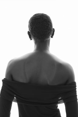 Top off-the-shoulder transparente - H&m фото 4