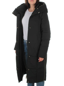 22361 BLACK Пальто зимнее женское облегченное (150 гр. холлофайбера) - Fashion фото 9