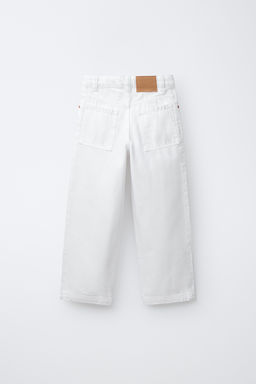 JEANS RELAXED BAGGY / Blanco - Zara фото 3