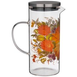 КУВШИН AGNESS 1400 МЛ РОСКОШНЫЙ САД ЖАРОПРОЧНОЕ БОРОСИЛИКАТНОЕ СТЕКЛО  фото 4