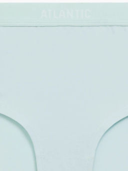 ATLANTIC 3CLP-009 Трусы макси спорт Maxi Sport - набор 3 шт. бежевый + ванильный + светло-голубой  фото 7