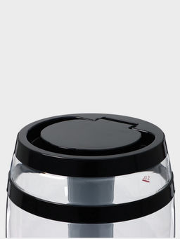 Пивной бочонок «Банный», колба 3 л, ёмкость для льда, подсветка, пластик, чёрный