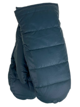 Зимние женские варежки с подкладом из искусственного меха, цвет зеленый