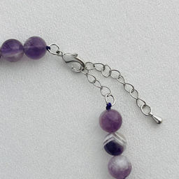 Бусы из кварцевого Аметиста 45 см +