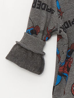 Spider-Man Bask?l? Erkek ?ocuk Kal?n Sweatshirt