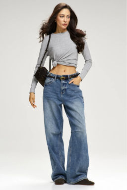 Джинсы BAGGY five buttons Blue