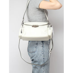 Сумка женская натуральная кожа GU 2033-3626, 1отд, плечевой ремень, белый SALE 259847 - Adelia фото 10