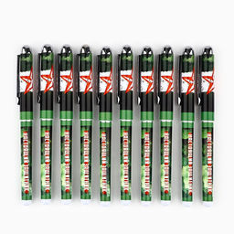 Цена за 10 шт. Ручка шариковая, с колпачком, пластик, синяя паста, 1.0 мм С 23 февраля - Artfox фото 4