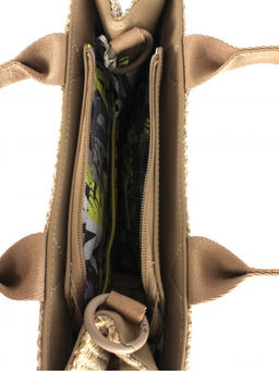 Сумка женская иск/кожа+текстиль DJ-CM 7531-TAOS TAUPE, 1отд, плечевой ремень, бежевый SALE 264417 - Adelia фото 7