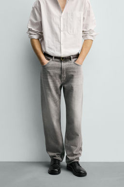 JEANS STRAIGHT FIT / Gris - Zara фото 2