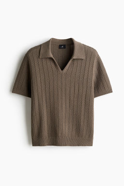 Polo en punto texturizado Regular Fit - H&m фото 2