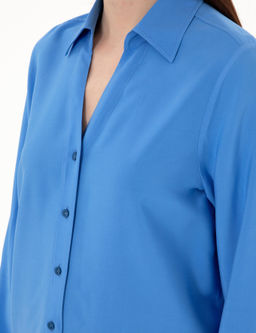 Mavi Comfort Fit Uzun Kollu G_mlek - Pierre cardin фото 7