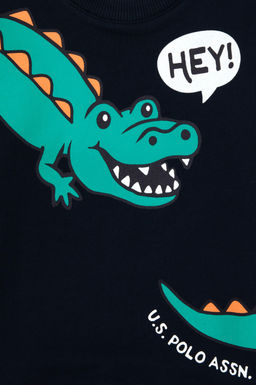 Erkek _ocuk Lacivert Sweatshirt Sepette S_rpriz _ndirim - U.s. polo assn фото 3