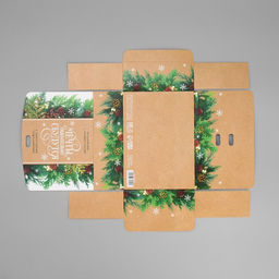 Цена за 2 шт. Коробка подарочная новогодняя складная «Мечты сбудутся», 16.5 х 12 х 5 см, БЕЗ ЛЕНТЫ