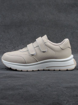 03-YH516-2 DK. BEIGE Кроссовки женские (натуральная кожа)