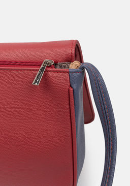 Сумка Модель №1437 | кожзам | гладкий | красный | Р831-45 | 32328 - L-craft фото 8