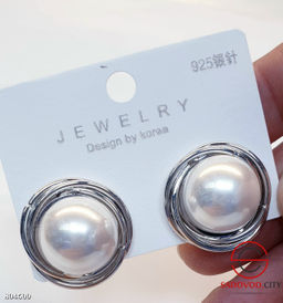 Серьги крупным жемчугом - Bruno фото 6