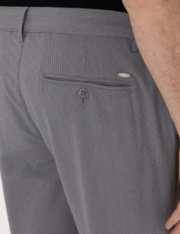 Gri Slim Fit Gofre Kanvas Pantolon - Pierre cardin фото 6