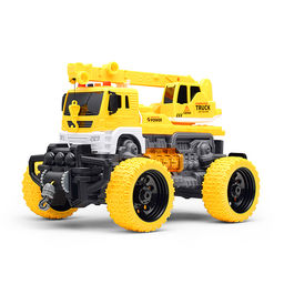 Машина "МегаКран" 1:16 (свет, звук) в коробке (цвет желтый)
