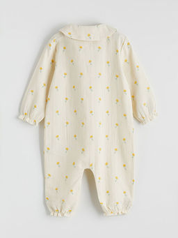 F?rf?rl? ?i?ek Bask?l? M?slin K?z Bebek Tulum