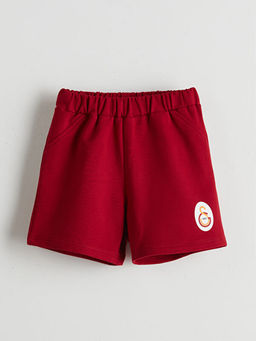 Beli Lastikli Galatasaray Bask?l? Erkek Bebek ?ort