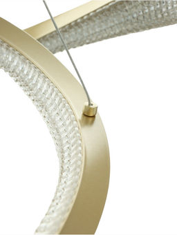 Люстра Ella 174 Вт LED 3000-6000К медь Ø40+60+80×150 см