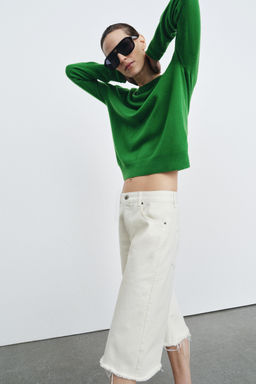 JERSEY 100% LANA EXTRA SUAVE / Verde - Zara фото 4