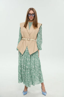 Костюм NIKVA н1042-1 мята и крем-брюле