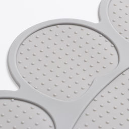 Коврик силиконовый под миску, 40 х 30 см, серый - Пижон фото 4