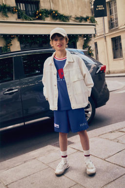 AJURLU PARIS ISLEMELI T-SHIRT