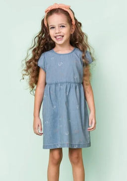 Джинсовое платье для девочки LUPILU  фото 6