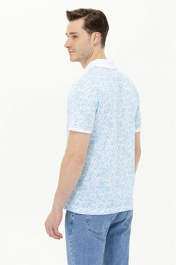 Мужская бирюзовая футболка с воротником-поло Неожиданная скидка в корзине - U.s. polo assn фото 5