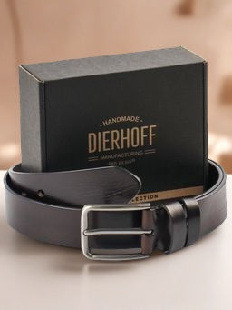 Мужской кожаный ремень Dierhoff ДРК 3054/1-40 Коричневый