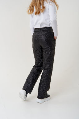 Брюки утепленные из стежки арт. 5039 черный - Azzarti фото 7