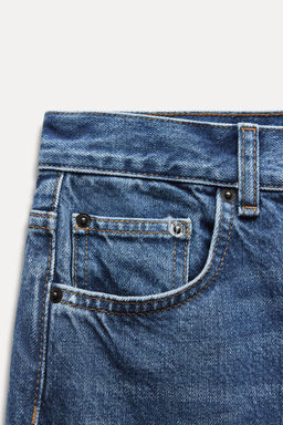 ZW COLLECTION STRAIGHT-LEG MID-RISE JEANS - Zara фото 6