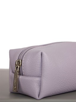 LACCOMA косметичка Гретта-Ф001-сиреневый эко кожа хлопок