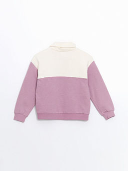 Dik Yaka K?z ?ocuk Sweatshirt - Waikiki фото 3