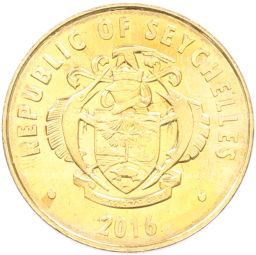 Монета 5 центов 2016 года Сейшелы