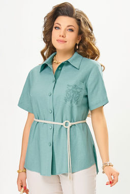 Блуза FITA 20464 нефрит фото 9