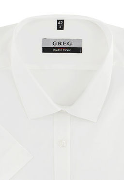 Сорочка мужская короткий рукав GREG 101/207/ZV/P STRETCH