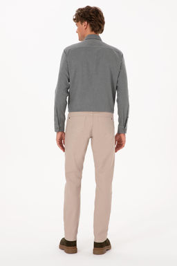 Erkek Koyu Bej Kanvas / Chino Pantolon Sepette S_rpriz _ndirim - U.s. polo assn фото 4