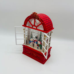 Новогодний декор стекло - Окно со створками 22 см (арт. 23027A/23027B) в ассортименте - Ип лебедев о.ю фото 5