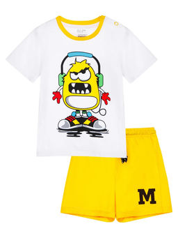 12419099 Комплект детский трикотажный для мальчиков: фуфайка (футболка), шорты - Playtoday фото 5