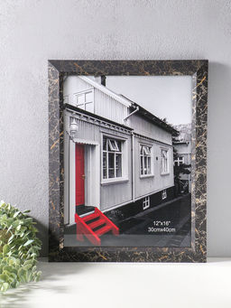 Фоторамка для фото 30×40 см «Гедеон», пластик, чёрный с под золотом, 47×37×2 см