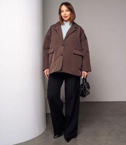 Куртка #КТ2126 (2), тёмно-коричневый