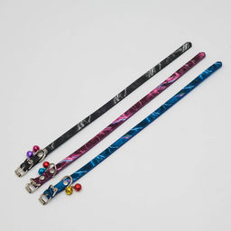 Ошейник Гроза, искусственная кожа, 31 х 1 см, микс цветов - Пижон фото 2