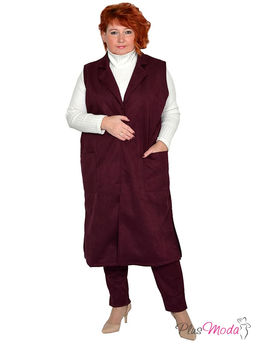 Жилет Модель №1400 размеры 44-84 - Plusmoda фото 8