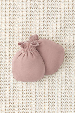 К 8506/серая пудра рукавички яс