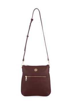 Женская бордовая сумка через плечо Неожиданная скидка в корзине - U.s. polo assn фото 6