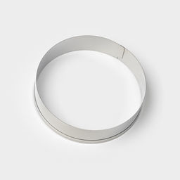 Формы для печенья Доляна Круг, набор 5 шт.: 4 см, 4.5 см, 5.5 см, 6 см, 7 см, металл, серебристые  фото 8